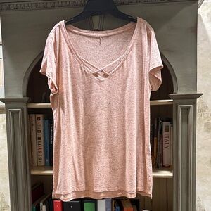 CALIA by Carrie Underwood Peach Short Sleeve Tee